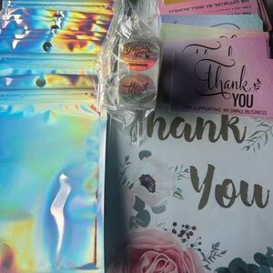 550+ bundle!  Live Show Hosts! Jewelry bags,stickers,cards, polys, &extras